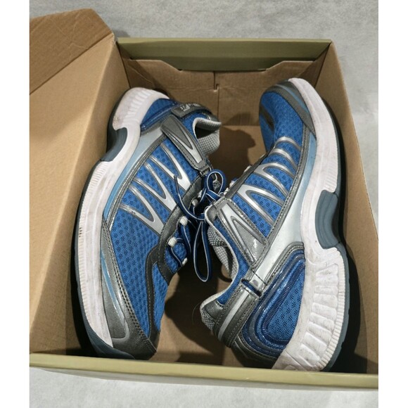 Orthofeet Sprint 674 Men\'s  Size 11 Wide 2E Blue Tie-Less Orthopedic Sneaker main image 7